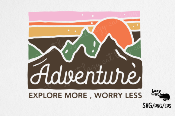Camping Adventure SVG Design