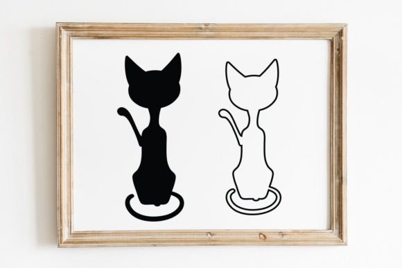 Cat Silhouette Outline