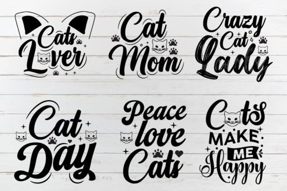 Cat Typography Quotes Design Review