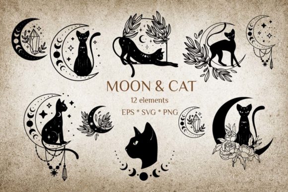 Mystical Black Cat, Black Cat Set