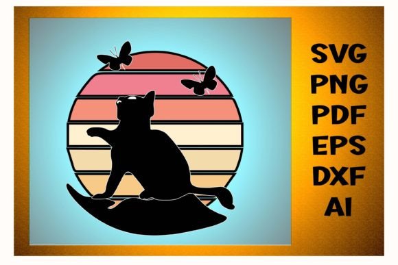 Retro Spring Cat