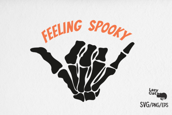 Skeleton Hand Halloween SVG Design